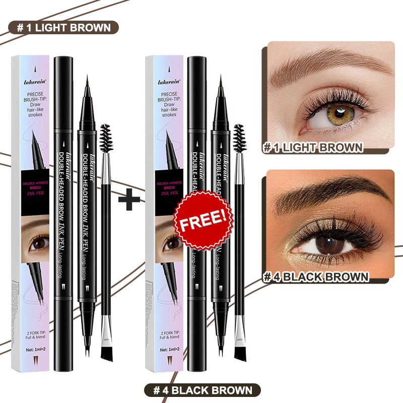 ๐BUY 1 GET 1 FREE ๐2-in-1 4D Eyebrow Pencil (Natural Brow Makeup and Eyelash Line)-17
