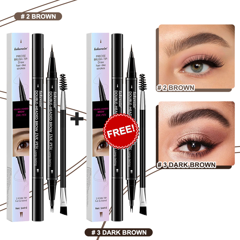 ๐BUY 1 GET 1 FREE ๐2-in-1 4D Eyebrow Pencil (Natural Brow Makeup and Eyelash Line)-19