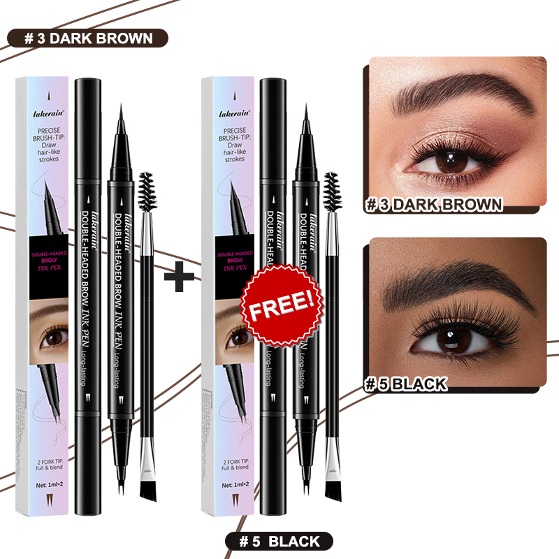 ๐BUY 1 GET 1 FREE ๐2-in-1 4D Eyebrow Pencil (Natural Brow Makeup and Eyelash Line)-24