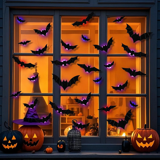 🎃HOT SALE 60% OFF🦇Halloween 3D Lighted Bats