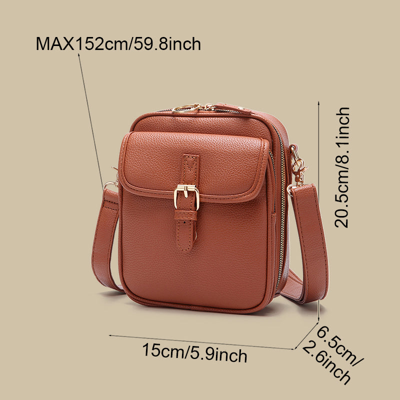 Vintage Messenger Bag with large capacity-7