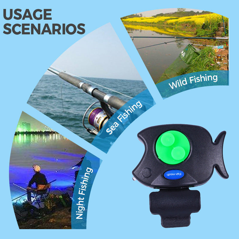 Fish-Shaped Night Vision Sound & Light Alarm-6