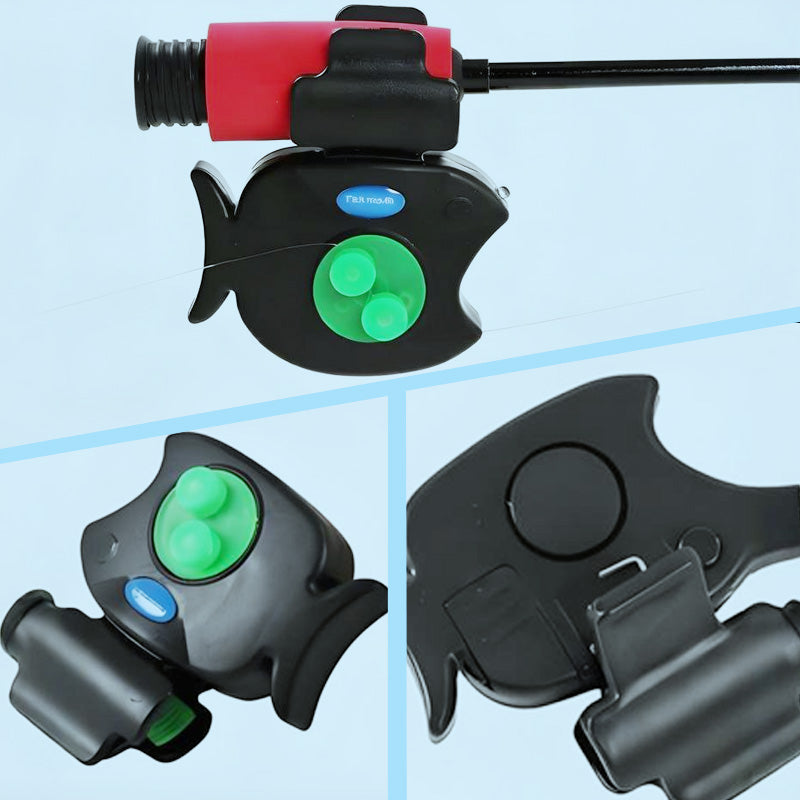 Fish-Shaped Night Vision Sound & Light Alarm-4