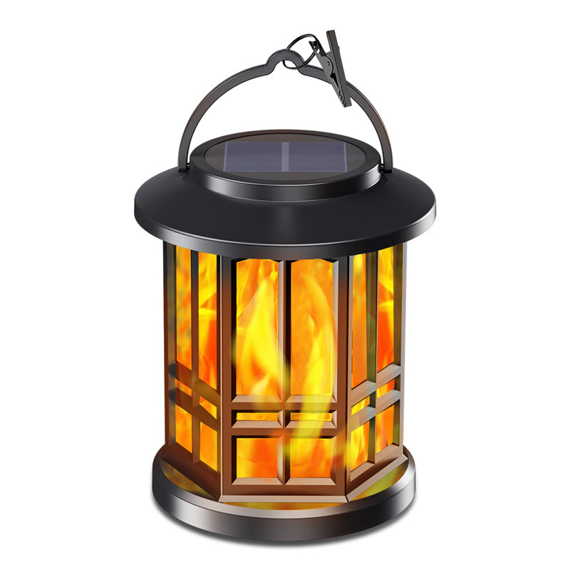 Waterproof Outdoor Solar Flame Lantern Light-8