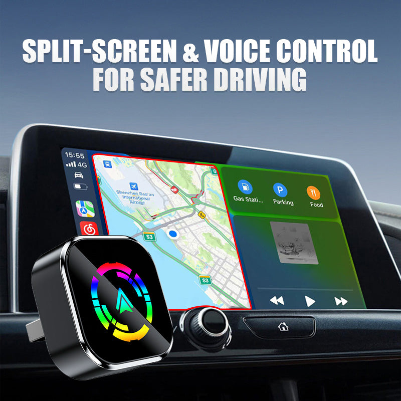 2-in-1 Draadloze Adapter voor iPhone & Android Auto-1