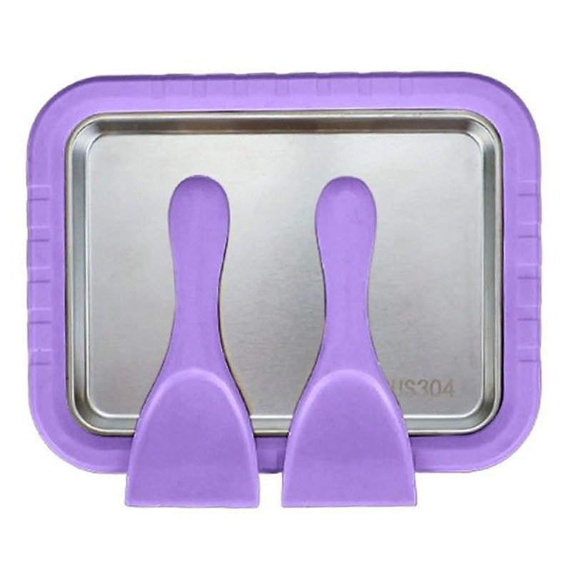 DIY Ice Cream Roll Maker Pan-9