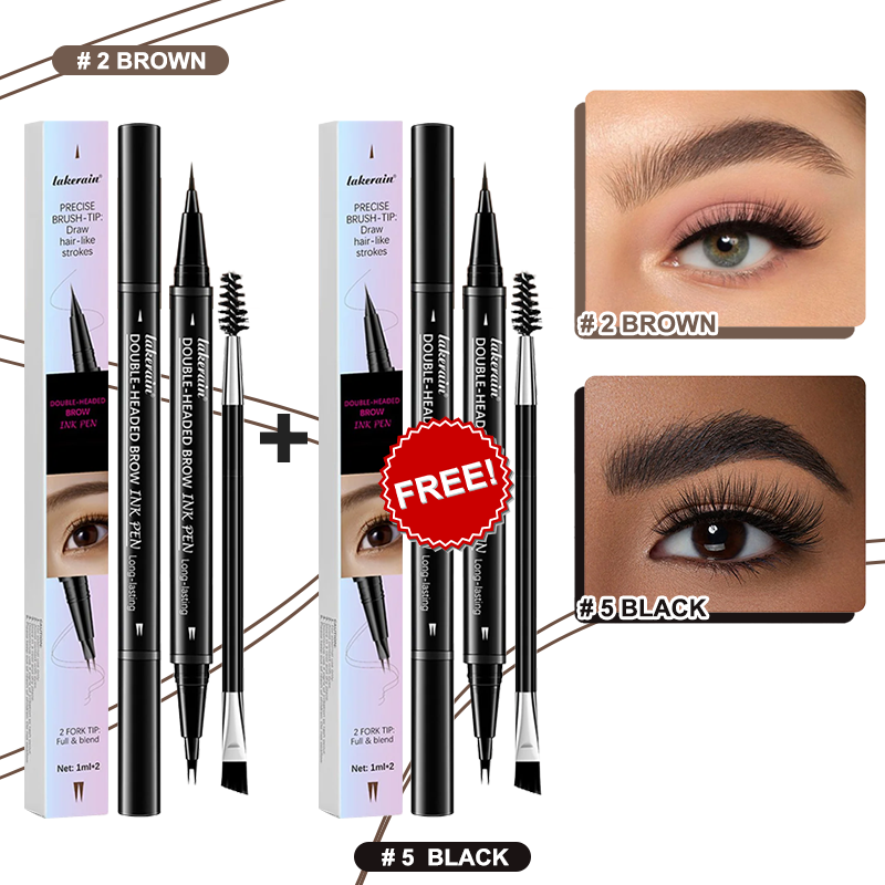 💖BUY 1 GET 1 FREE 💖2-in-1 4D Eyebrow Pencil (Natural Brow Makeup and Eyelash Line)-21