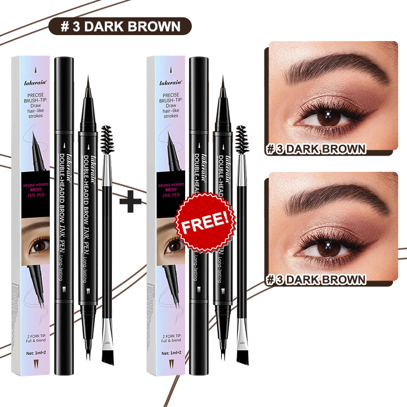 💖BUY 1 GET 1 FREE 💖2-in-1 4D Eyebrow Pencil (Natural Brow Makeup and Eyelash Line)-22