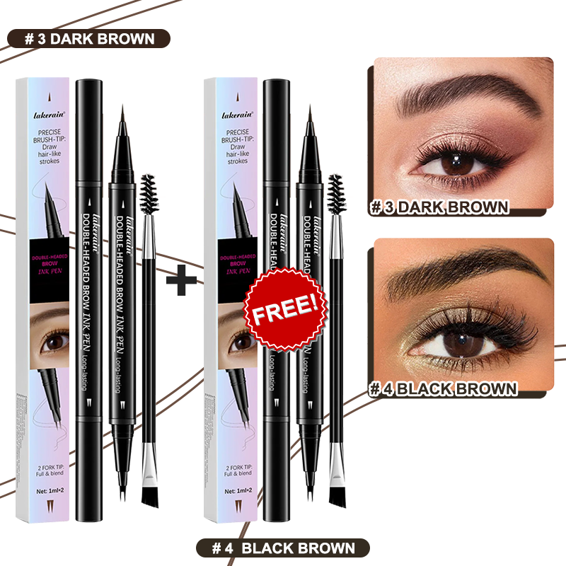 💖BUY 1 GET 1 FREE 💖2-in-1 4D Eyebrow Pencil (Natural Brow Makeup and Eyelash Line)-23