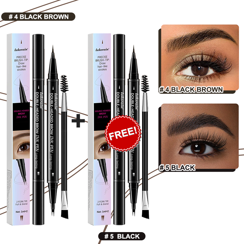 💖BUY 1 GET 1 FREE 💖2-in-1 4D Eyebrow Pencil (Natural Brow Makeup and Eyelash Line)-26