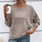 💜 LAST DAY PROMOTION - 50%OFF 💜 Women's Soft Solid Batwing Sleeve Pullover Long Sleeve Top