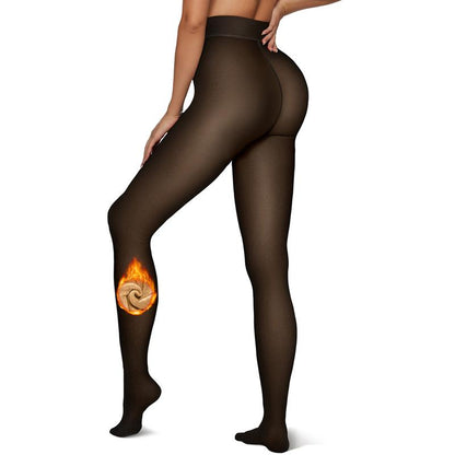 🎃50% off all new autumn clothing🍂🍂The Original Magic Fleece Lined Leggings Sheer Fake Translucent Pantyhose