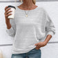 💜 LAST DAY PROMOTION - 50%OFF 💜 Women's Soft Solid Batwing Sleeve Pullover Long Sleeve Top