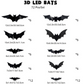 🎃HOT SALE 60% OFF🦇Halloween 3D Lighted Bats