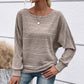 💜 LAST DAY PROMOTION - 50%OFF 💜 Women's Soft Solid Batwing Sleeve Pullover Long Sleeve Top