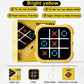 Super TicTacToe Board Game with Memory Flash