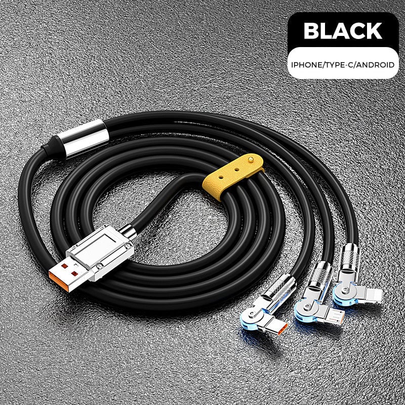 🔥120W 3 in 1 Rotating Elbow Fast Charging Data Cable⚡-13