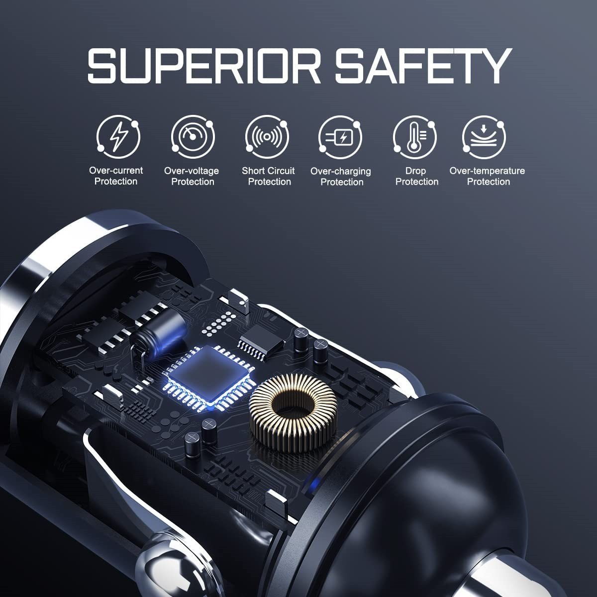 🔥-Multi Compatible 100W Fast Charging Car Charger-3