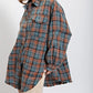 💖LAST DAY SALE 50% OFF🏆Women's Mineral Washed Button Down Plaid Shirt