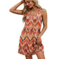 💖LAST DAY SALE 50% OFF💖Summer Printed V-Neck Sleeveless Beach Dress