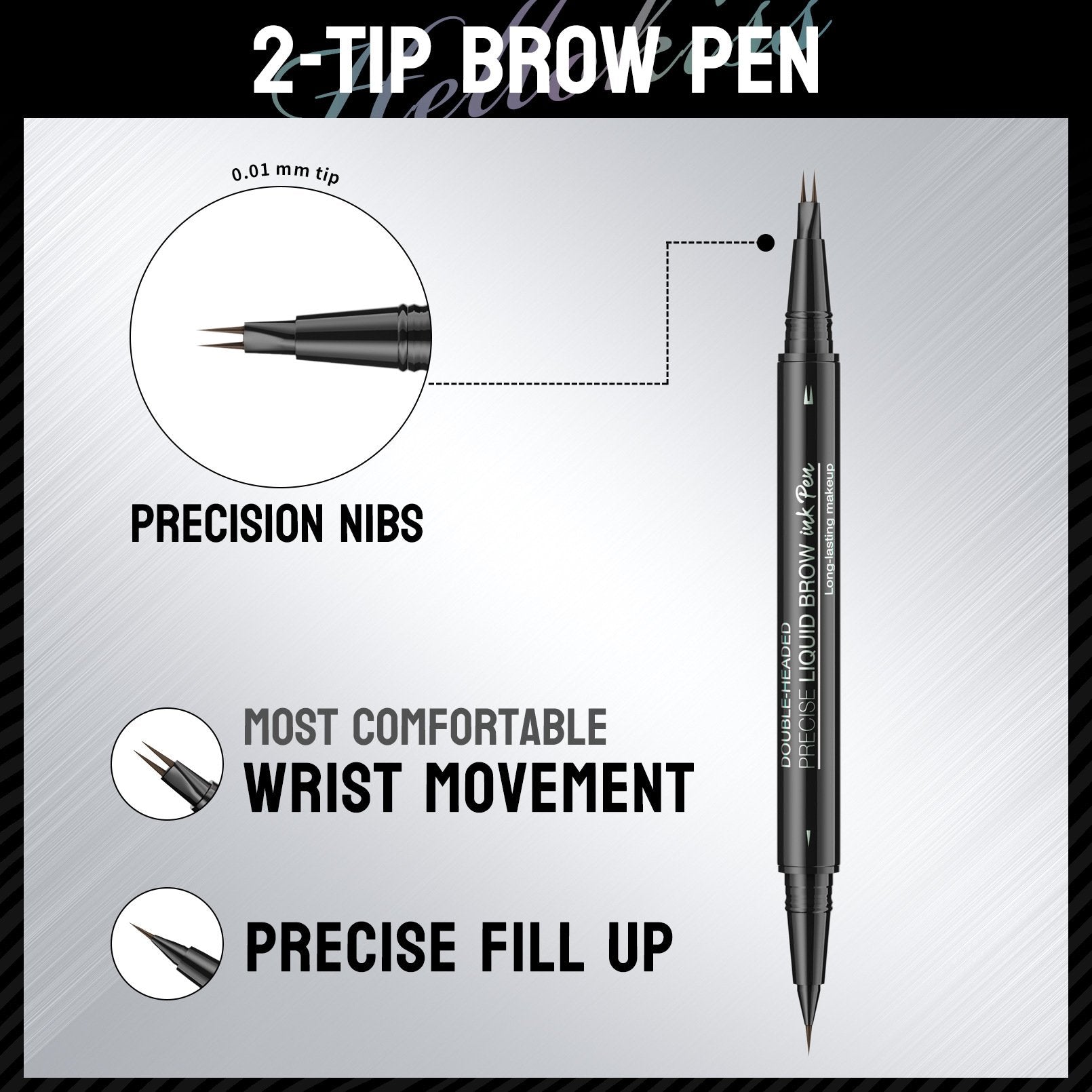 💖BUY 1 GET 1 FREE 💖2-in-1 4D Eyebrow Pencil (Natural Brow Makeup and Eyelash Line)-2