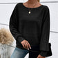 💜 LAST DAY PROMOTION - 50%OFF 💜 Women's Soft Solid Batwing Sleeve Pullover Long Sleeve Top
