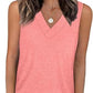 ✨Women's Sleeveless V-Neck Slimming Loose Fit Casual Tank Top-9