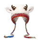 🎁Top Choice for Christmas Gifts! 🦌 Creative Antler Hat & Bag 2-in-1 – Practical and Adorable 🎄