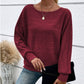 💜 LAST DAY PROMOTION - 50%OFF 💜 Women's Soft Solid Batwing Sleeve Pullover Long Sleeve Top