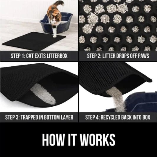 🔥Hot Sale 49% OFF🔥Non-Slip Cat Litter Mat-10