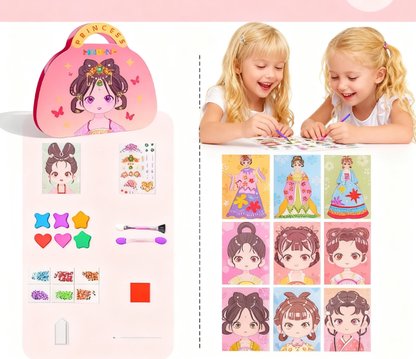 🎁🎄Early Christmas Sale 70% OFF💝Fantasy 3-in-1 Princess Dress Up & Make Up Game Set💅