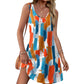 💖LAST DAY SALE 50% OFF💖Summer Printed V-Neck Sleeveless Beach Dress