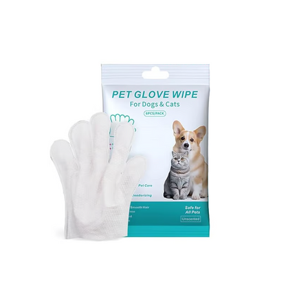 🌹BUY 1 GET 1 FREE🥳Each Only ￡3.19！！！🎁Convenient Efficient Pet Wash-Free Wipes Gloves
