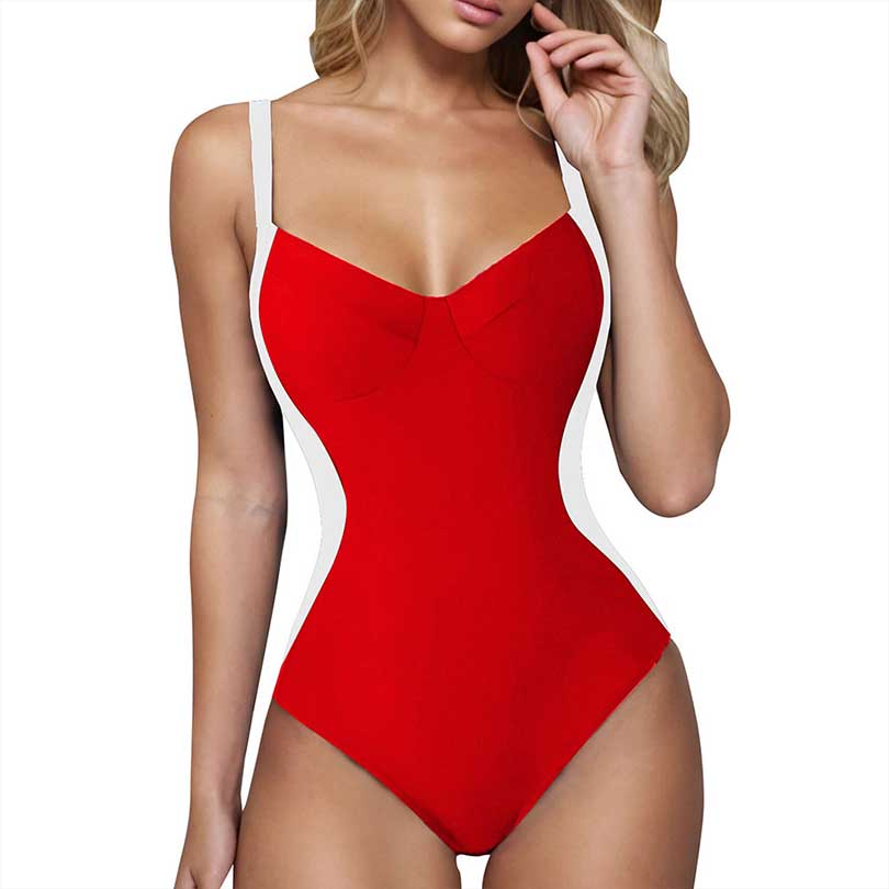 🔥HOT SALE 49% OFF🔥 Silky Sun-Protective Waist-Cinching Swimsuit-1