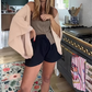 💖 Special Price £15.99🔥Last Time!!💝Women's Linen Cardigan 3/4 Sleeve Open Front Loose Cover Ups Lightweight Shrug