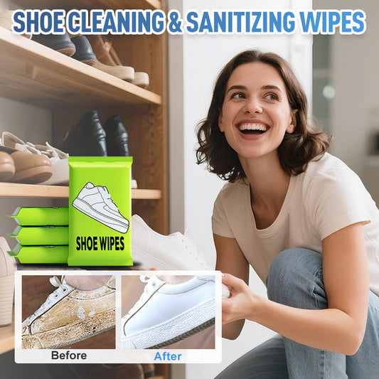 🔥NEW HOT SELLING🎁BUY MORE SAVE MORE❤️‍🔥 Quick-Clean Shoe Wipes
