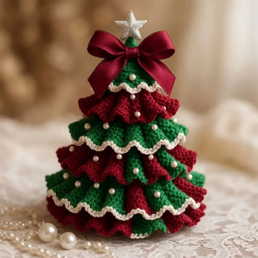 🎉Early Christmas Sale 49% OFF🎄DIY Crochet Christmas Tree Kit – ✨Handmade Holiday Decoration Set