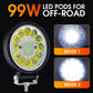 💥LAST DAY BUY 2 GET 1 FREE!!! 🎉 4-inch 99W LED Pod for Off-Road – Bright, Durable & Waterproof ⚡🚙
