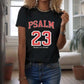 🔥2025 NEW ARRIVAL-HOT SALE 50%🔥 - Women's 100% Casual T-Shirt with Psalm 23 Print