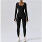 🎄Hot Sale 49% OFF - Shapewear Seamless Thumb Hole Long Sleeve Jumpsuit