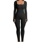 🎄Hot Sale 49% OFF - Shapewear Seamless Thumb Hole Long Sleeve Jumpsuit