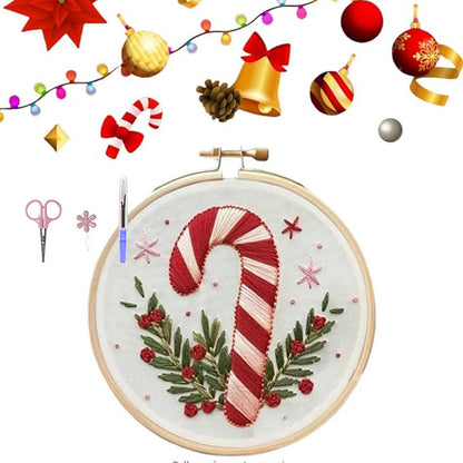 🎄Last Day Hot Sale 50% OFF!!⚡50K+ SOLD!🧵Christmas Embroidery Kit🎁