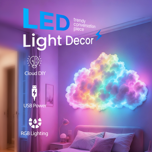⏳Limited-time 49% off⏰DIY USB-Powered Thundercloud LED Light Decor🌈☁️